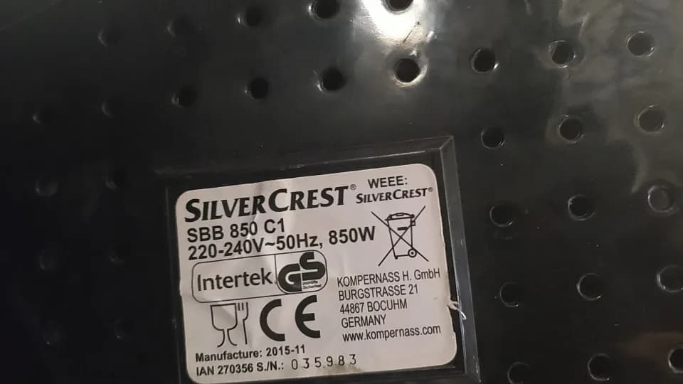 Ceinture de remplacement pour Machine à pain Silvercrest-SBB 100% C1/SBB850C1/SBB850-C1, nouveauté 8