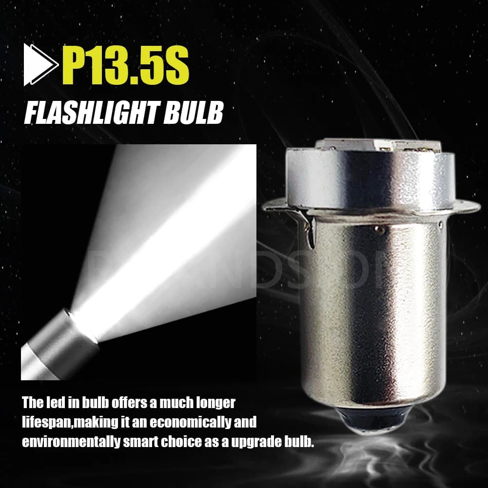 RUIANDSION 2 pièces P13.5S lumière LED extérieure 2835 puce 3V 4.5V 6V 12V 18V ampoule LED à économi