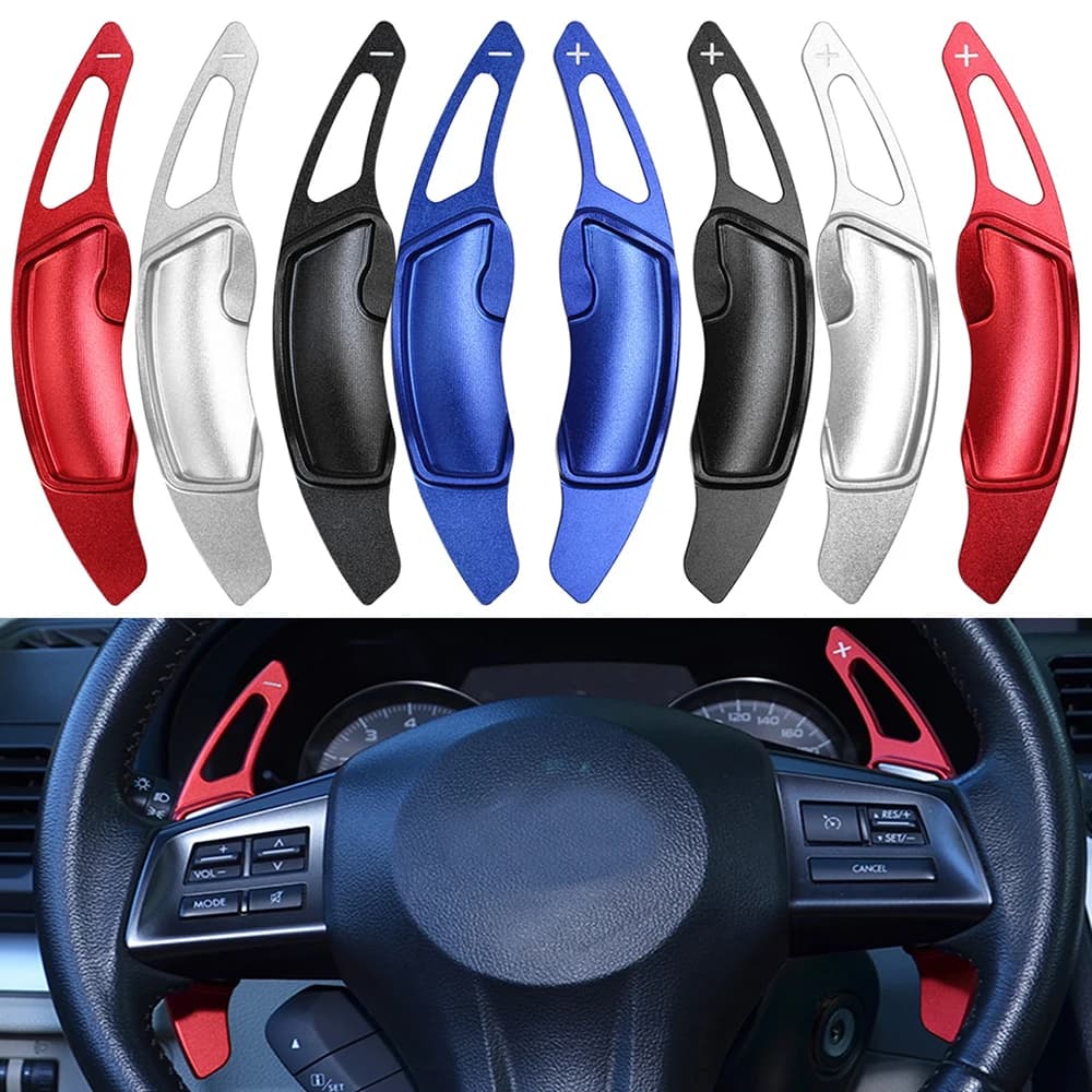 Extension de levier de vitesse pour volant en aluminium, 2 pièces, pour Subaru Legacy WRX STI Forest