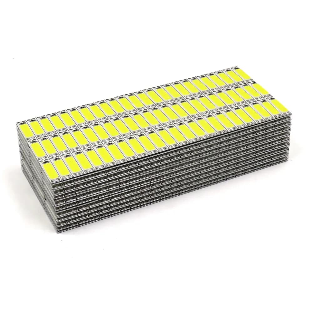 10 pièces 25mm petite puce LED COB 3.7V 5V 1W 3V lampe à LED pour éclairage de signalisation veilleu