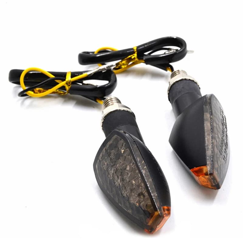 Clignotant de moto universel, indicateur de lumière ambre, 14 LED, 12V, 1PC