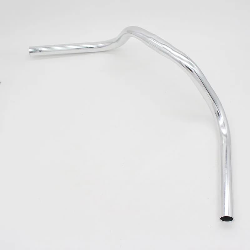 Guidon de vélo en alliage d'aluminium, guidon incurvé, poignées horizontales, grandes hirondelles, p