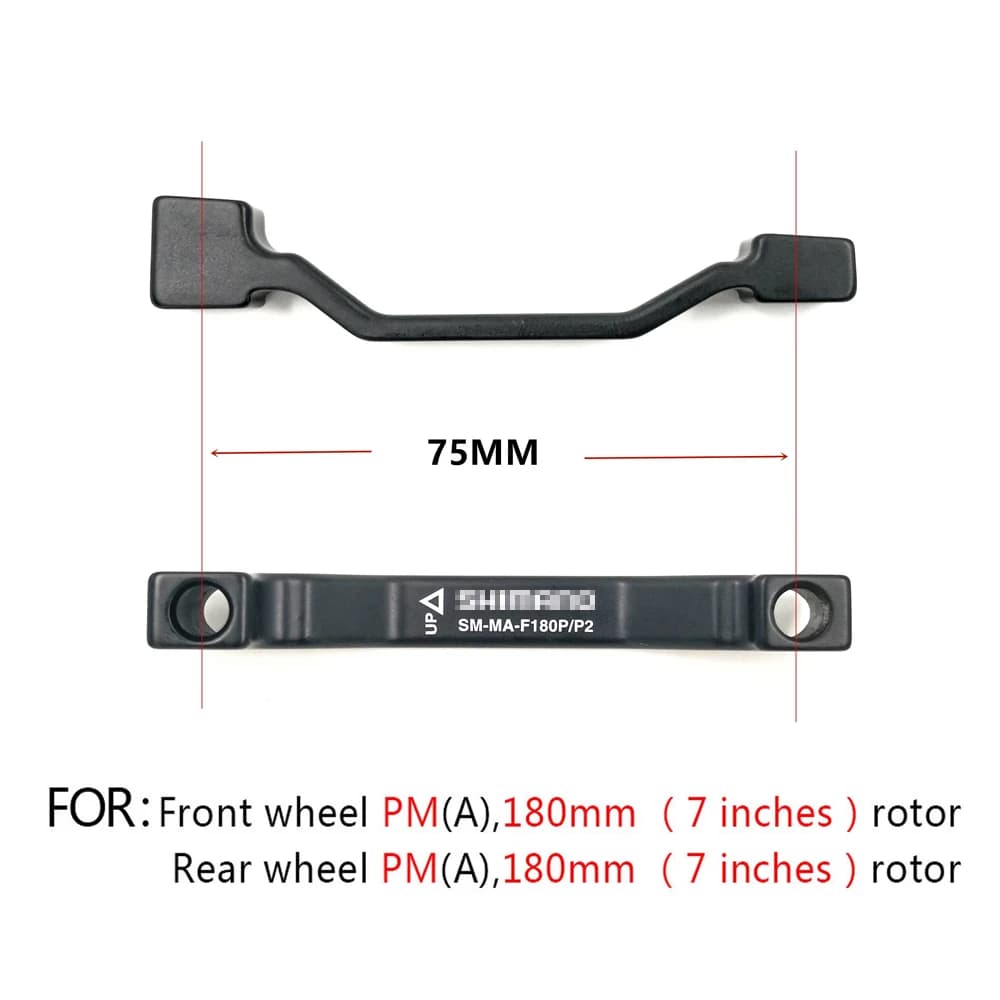 Adaptateur de frein à disque à montage sur poteau SM MA F180P/P2 (avant) (180 mm) (P/P) 7 po, rotor 