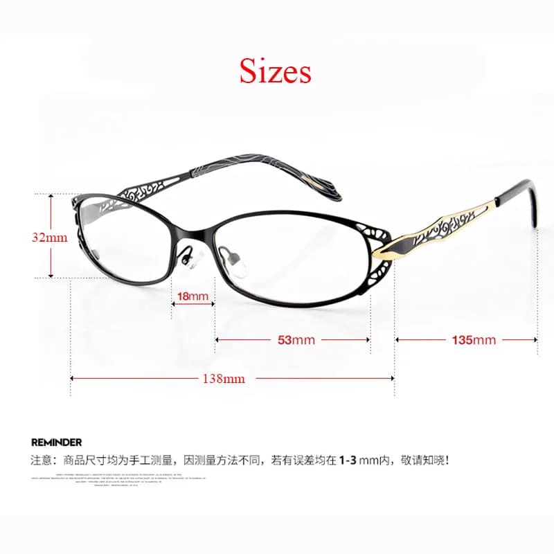 BCLEAR – monture de lunettes optiques pour femmes, monture de lunettes ajourée dorée avec fleur