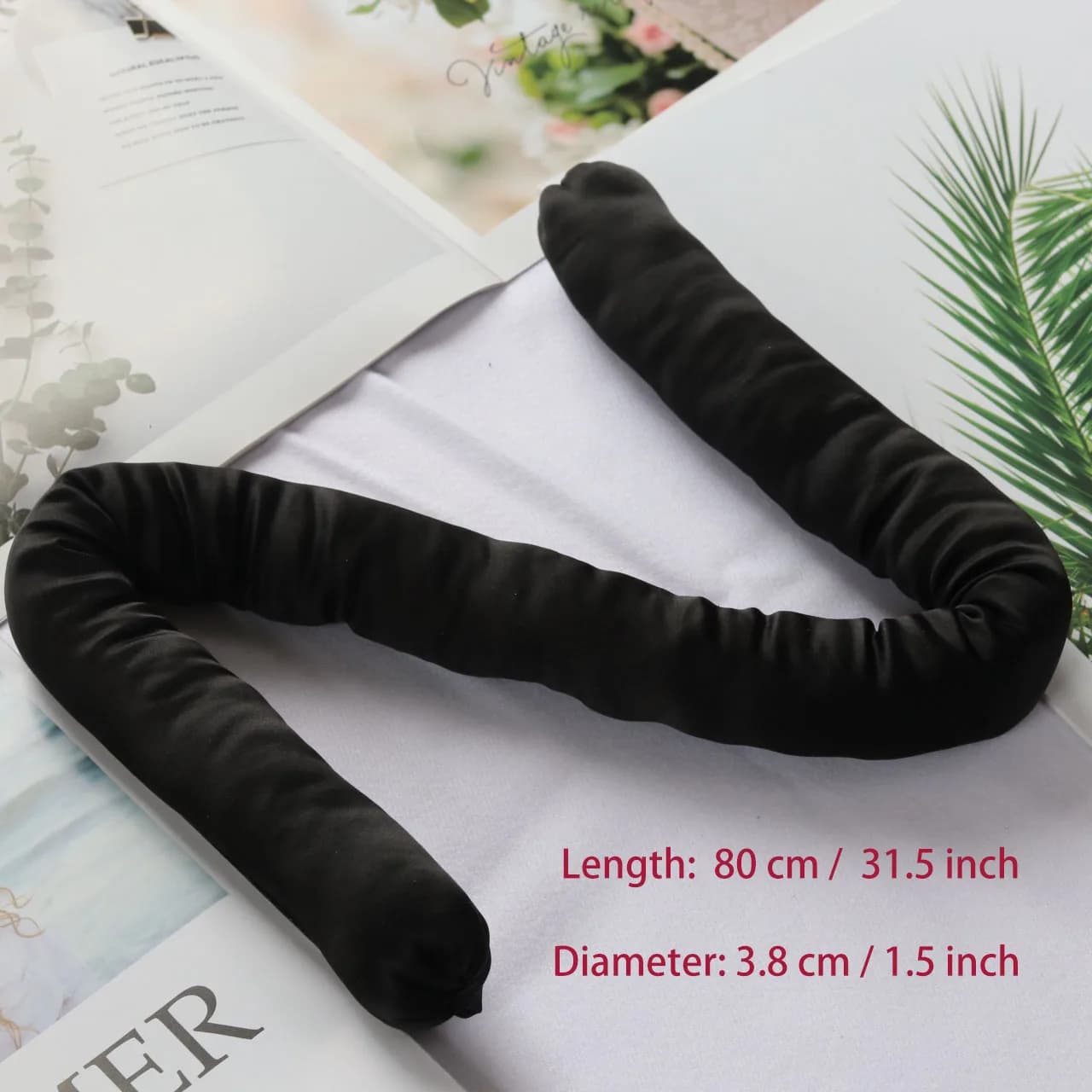 Boucles sans chaleur en soie Pure, bigoudis avec pince à cheveux et ruban à friser, aucun dommage au