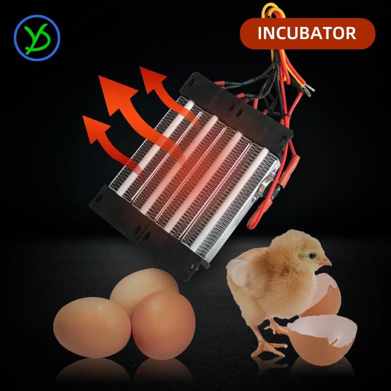 110 V 220 V 1000 W AC DC isolé PTC chauffage à Air en céramique pièces de chauffage électrique contr
