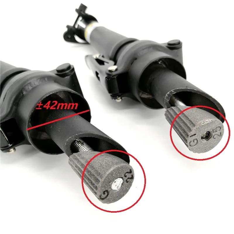Tige de vélo électrique pliante à Double Section, partie de 22.2mm 25.4mm, fourche pliable à gauche,