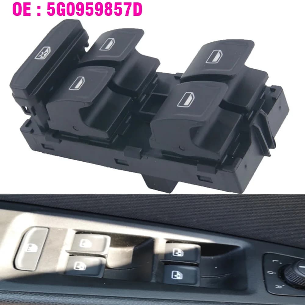 Bouton de commande de commutateur de fenêtre électrique, pour Seat Ateca Lbiza/ST Leon VW Polo 2013 