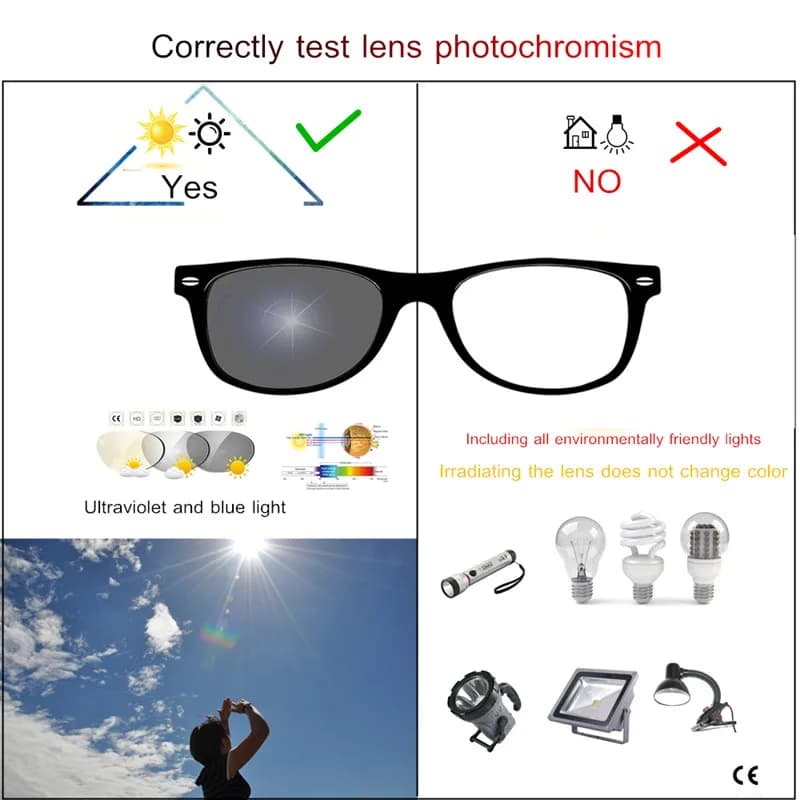 Lunettes de soleil myopie finies hommes femmes myopie lunettes cadre avec CR39 soleil photochromisme