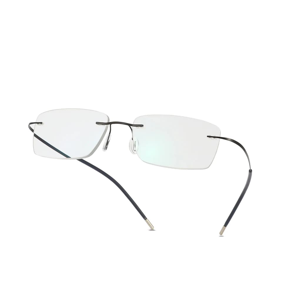 Lunettes sans monture en titane lunettes de myopie lunettes photochromiques hommes femmes caméléon l