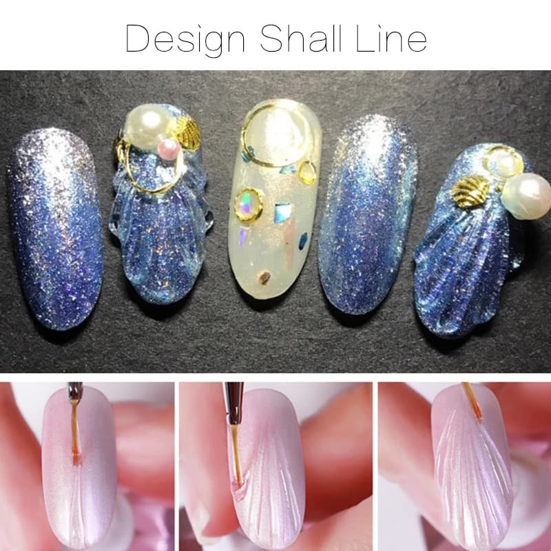 MSHARE 3D couche de finition UV LED Gel strass sans lingette couche de finition sans couche collante