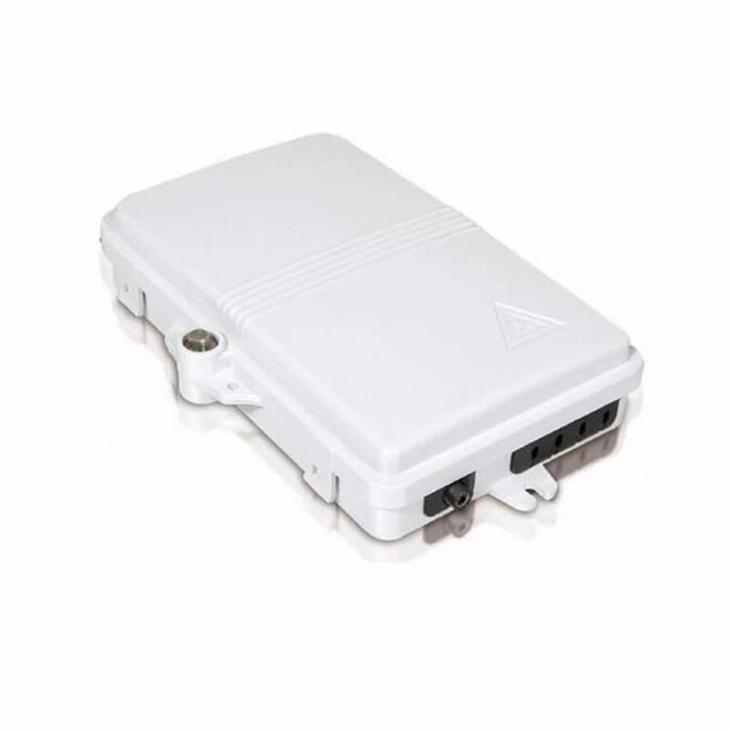 Boîte de terminaison de Fiber optique FTTH à 4 cœurs, boîte de distribution de fibre optique à 4 por