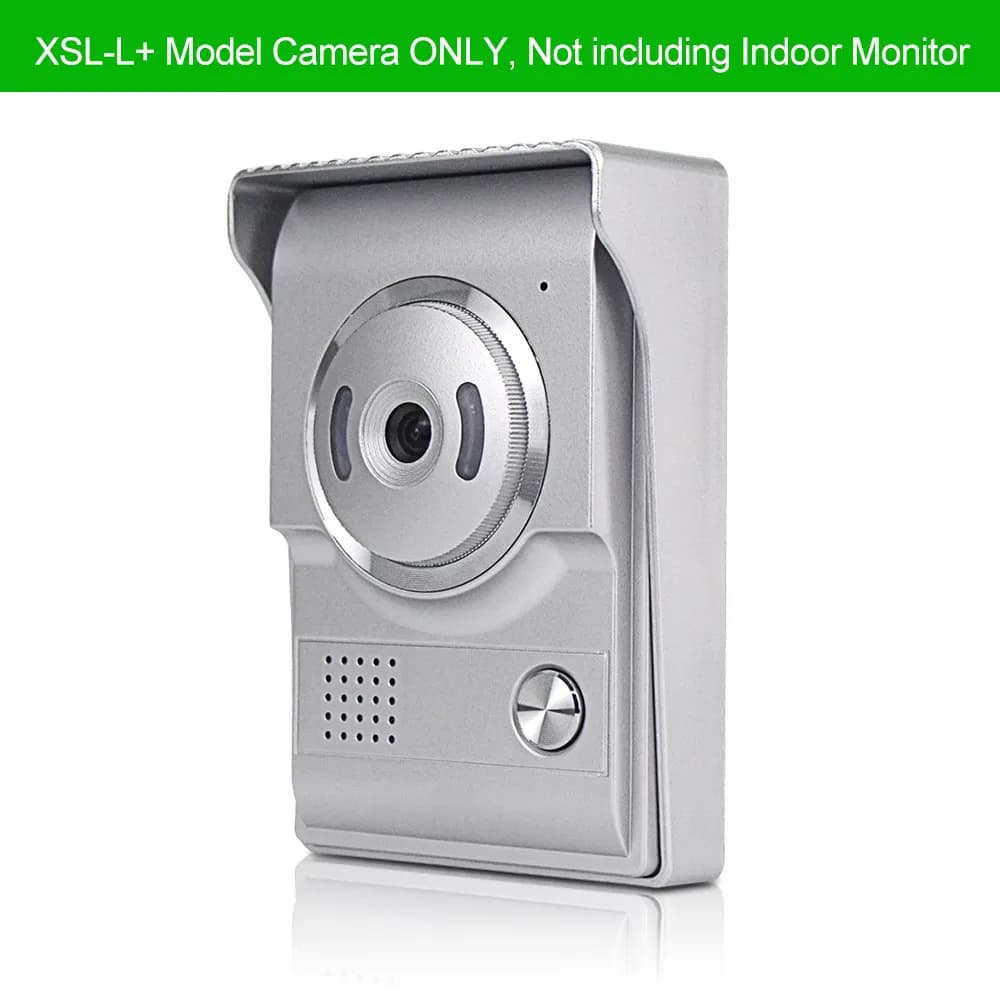 Visiophone filaire avec système d'interphone, caméra vidéo extérieure, sonnette de porte 700TVL IR, 