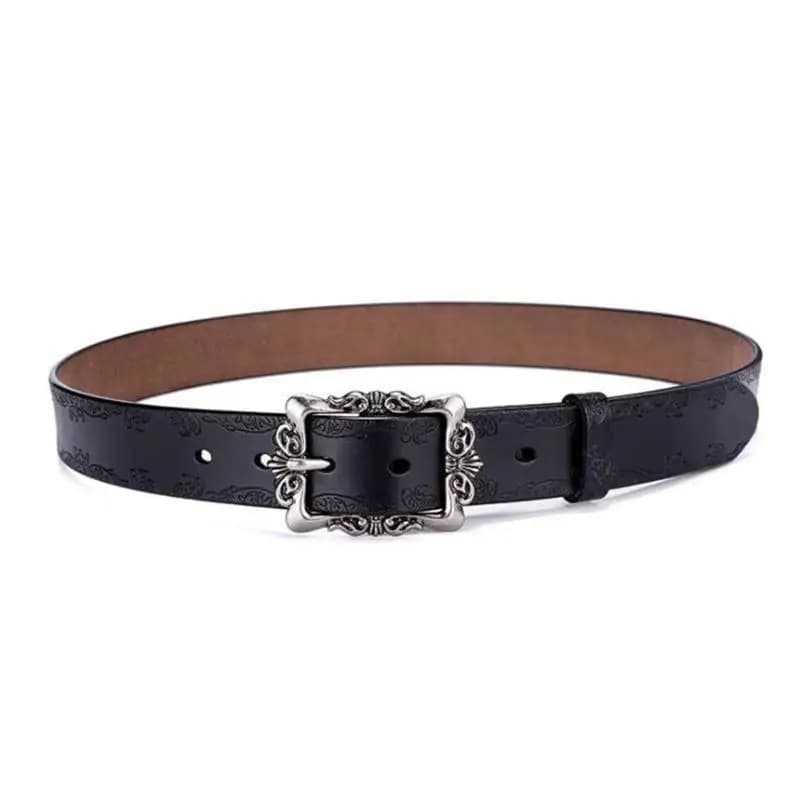 BOKADIAO ceinture en cuir véritable pour femmes chaudes Punk marque de luxe ceintures de créateur po