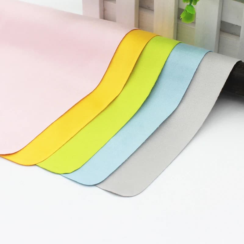 Chiffon de nettoyage de lunettes en microfibre de haute qualité, 5 pièces, Chamois, nettoyeur de lun
