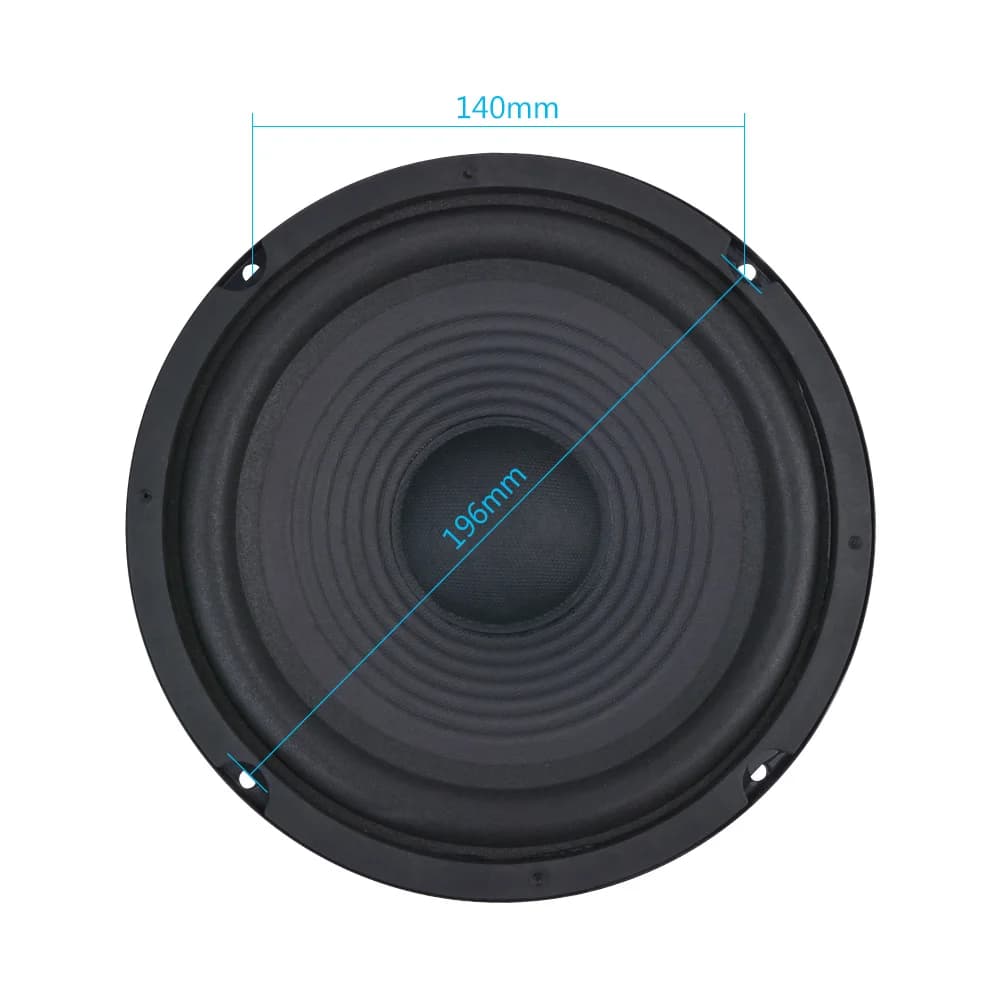 AIYIMA 1 pièce Haut-parleur de médium et de graves de 8 pouces, 8 Ohm 200W, bobine de 35 mm, aimant 