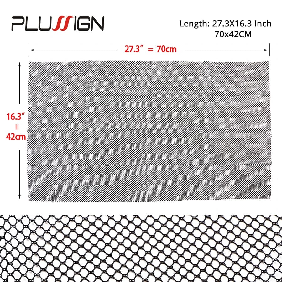 Plussign – filet en dentelle suisse, nouveau Style coupé et créer pour la fabrication de perruque en