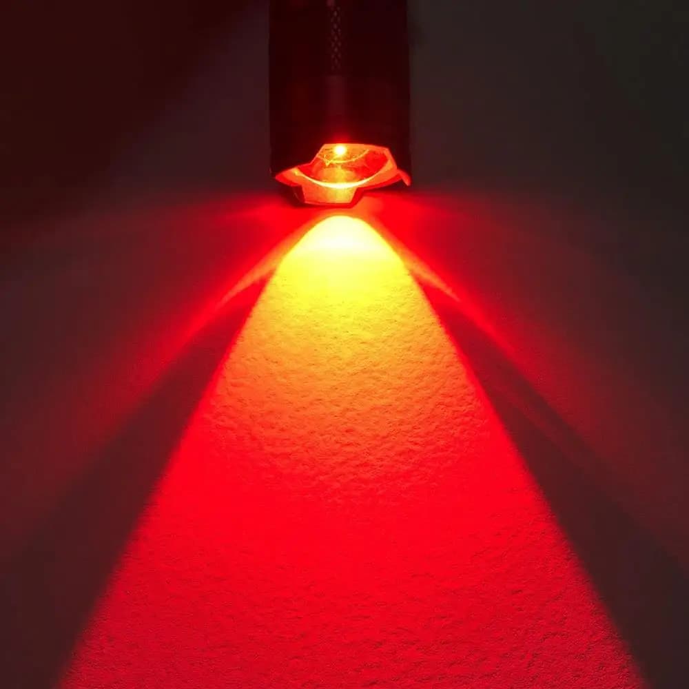 Lampe de poche à Zoom à lumière rouge, Mini chasse, abeilles, pêche, vaisseaux sanguins, astronomie,