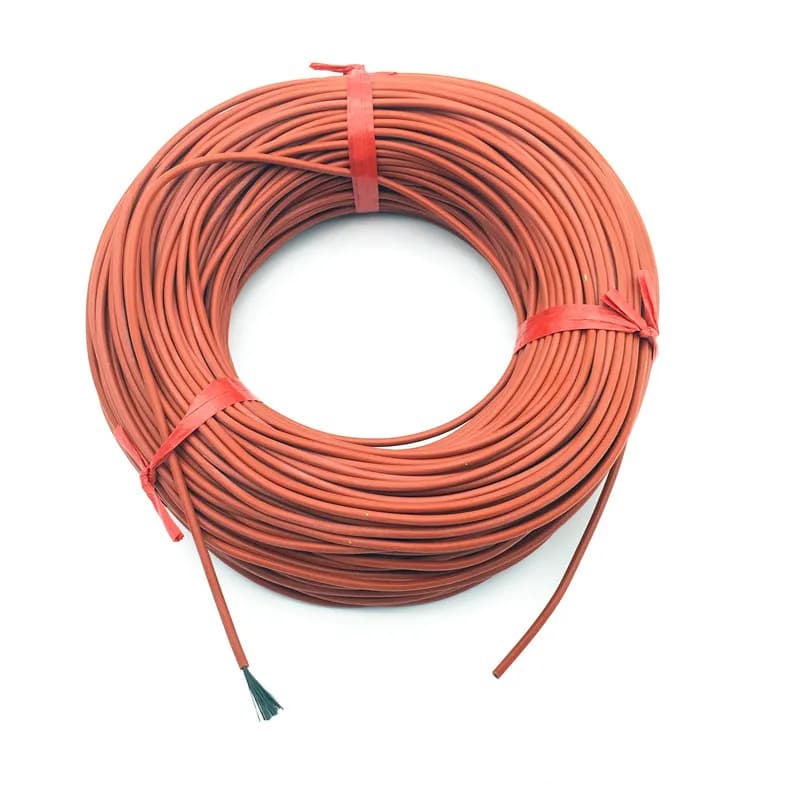 Système de câble chauffant infrarouge pour sol chauffant, fil en fibre de carbone de gel de pton, ut