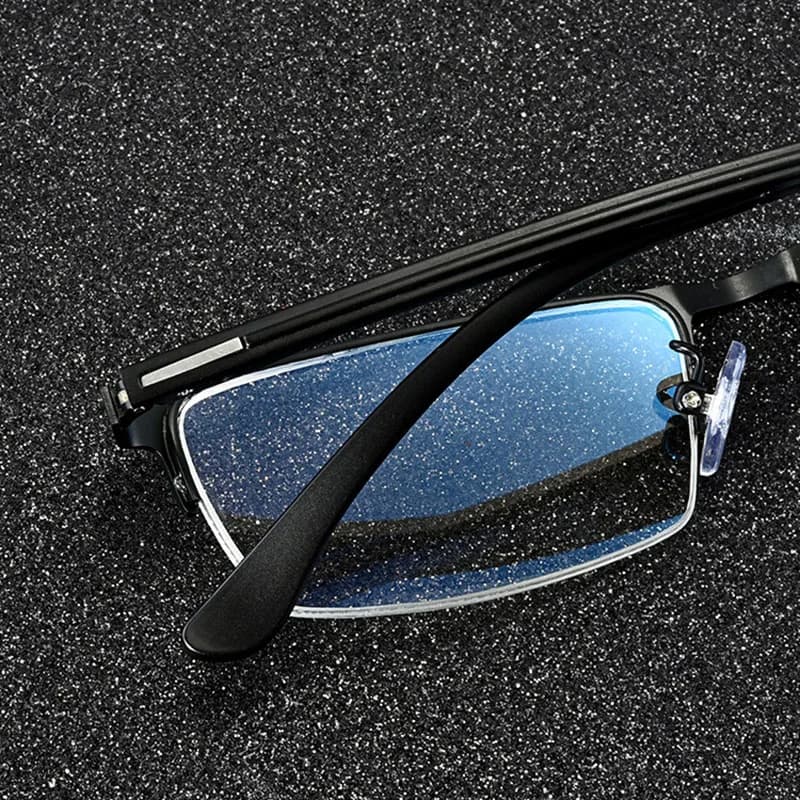 BCLEAR – lunettes à demi-bord en alliage métallique pour homme, verres optiques de Prescription, nou