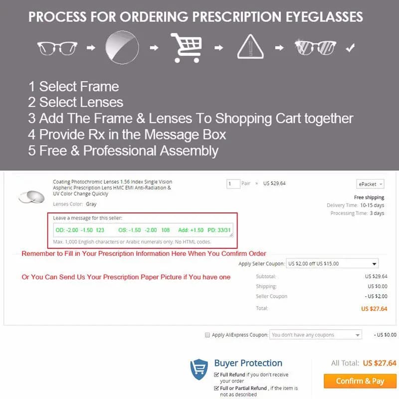 Lunettes de soleil polarisées 1.499, verres optiques de Prescription Rx