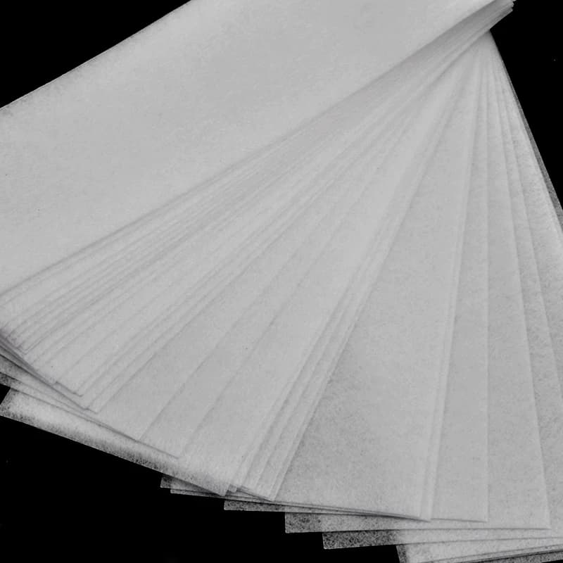 100 pièces épilation non tissé corps tissu cheveux enlever cire rouleaux de papier haute qualité épi