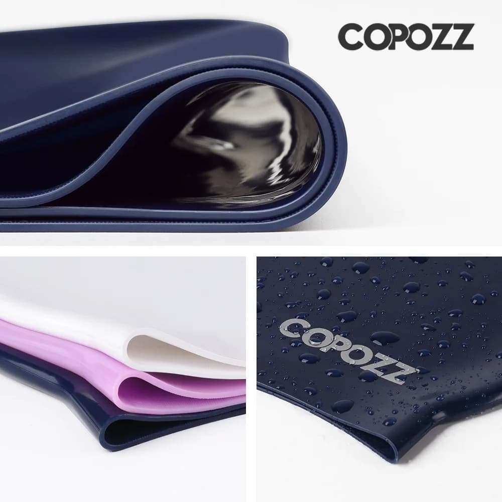 Copozz hommes élastique chapeau de natation grande taille vêtements de natation professionnel adulte