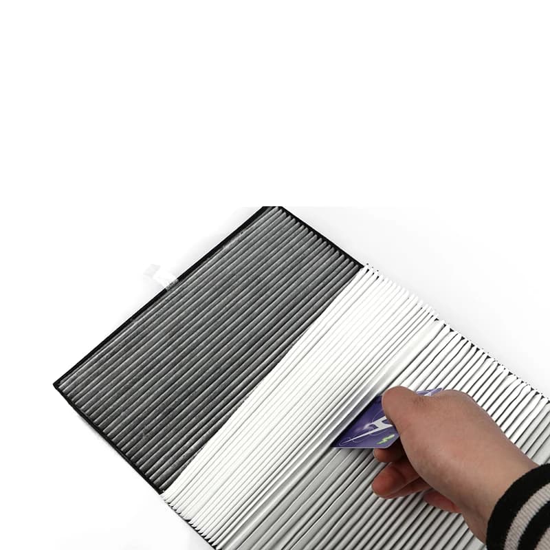 Papier filtre Hepa avec plis, écran de 16mm de hauteur, purificateur d'air de voiture fait maison, f