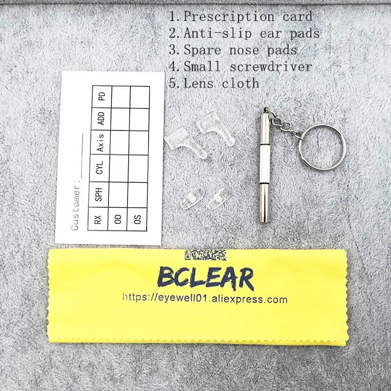 BCLEAR – lunettes de haute qualité pour femmes, monture en alliage métallique, demi-monture, S99002