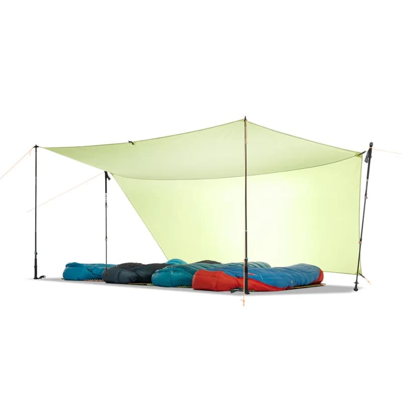 FLAME'S CREED 15D – tente de Camping en Nylon et Silicone, bâche de protection contre la pluie, les 