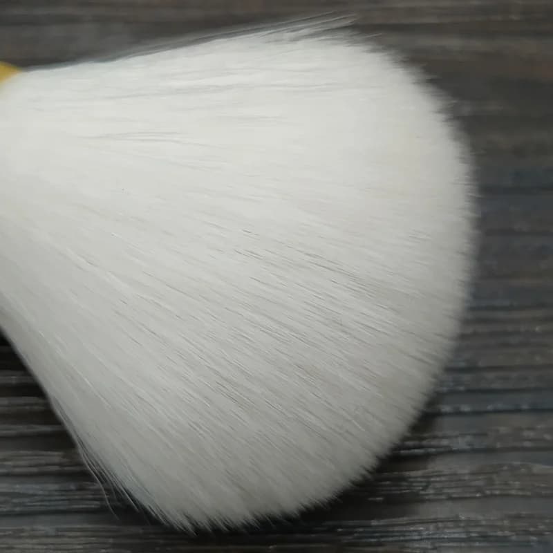 Dscosmetic – brosse de rasage en poils synthétiques en cachemire, 24mm, dense, doux, tout blanc, ave