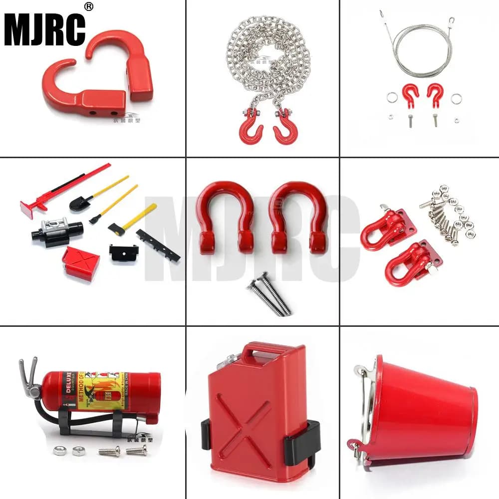 Manilles de crochet de chaîne de remorque de remorquage Rc, Mini réservoir de carburant, tambour d'h