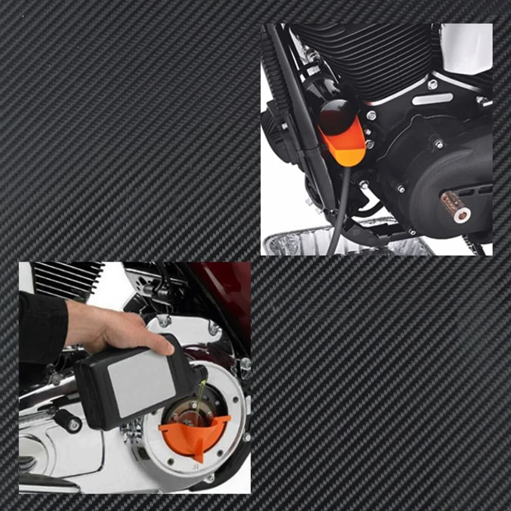 Entonnoir de filtre à huile pour moto, couvercle de remplissage primaire Derby pour Harley Touring R