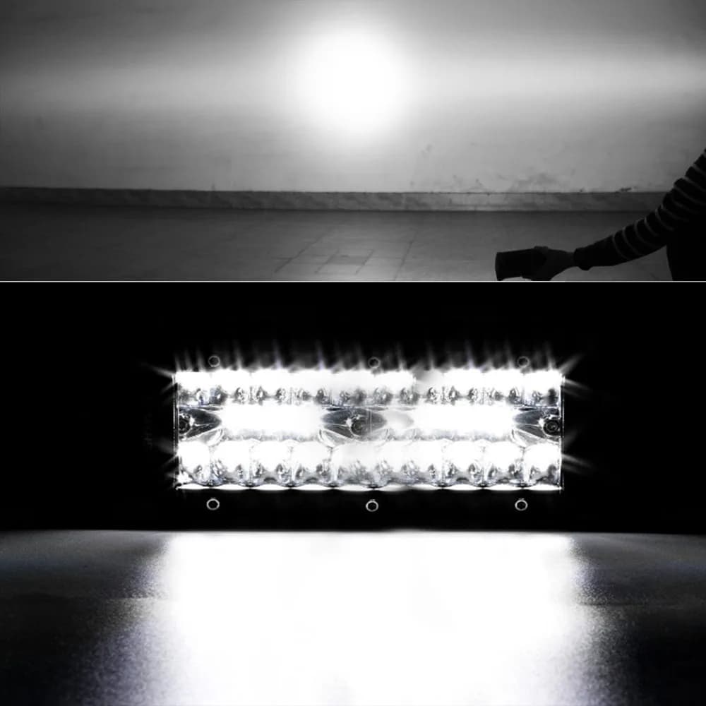 CO LIGHT 4 "2 pièces 120W barre lumineuse de travail Led 7 ''pour tracteur bateau tout-terrain camio