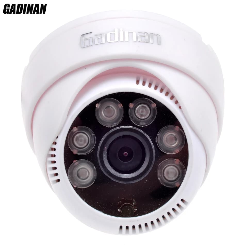 GADINAN AHD caméra de Surveillance AHD 1.0MP/2MP dôme caméra intérieure 6 pièces IR rangée AHD CCTV 