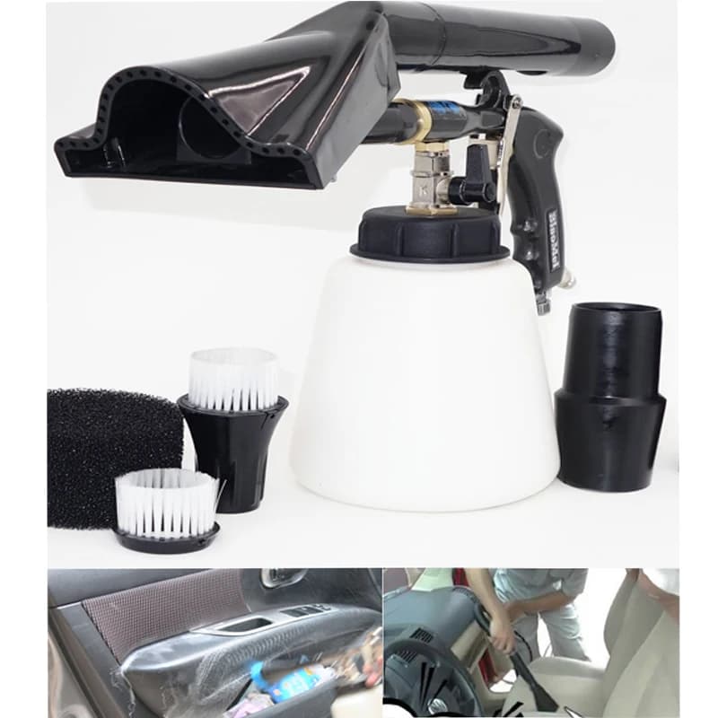Nouveau Z-020 Air Sochi Haute Qualité Bearring Tube Tornado Gun ChlorVacuum Adaptateur (2 en 1 Clear