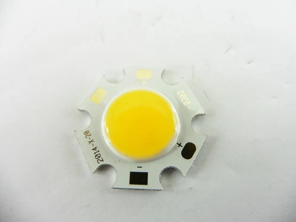 10 pièces COB 3W 5W 7W 10W led puce cob 240-1200lm côté 11-20MM puce à bord spots ampoule projecteur