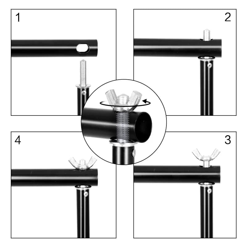 Support de fond pour Studio Photo et vidéo, 2.6x3M/8.5x10 pieds, système de Support de fond télescop