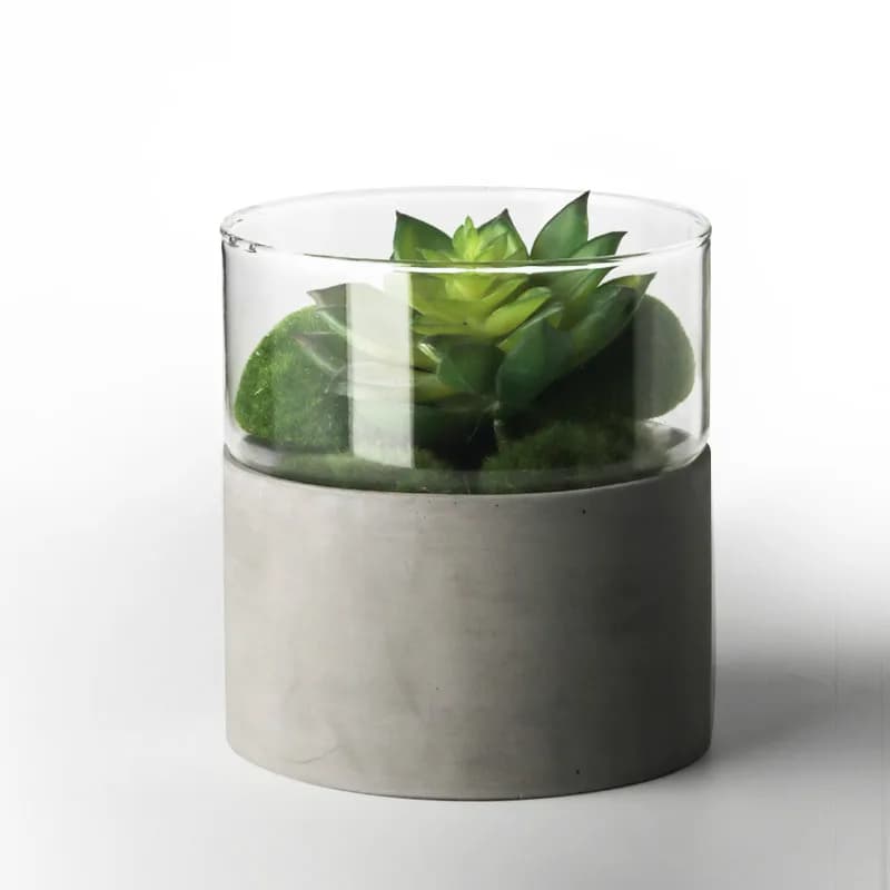 Vase en verre moderne pour la décoration intérieure, Vases brittop créatifs, Thydroponique, Nombreux