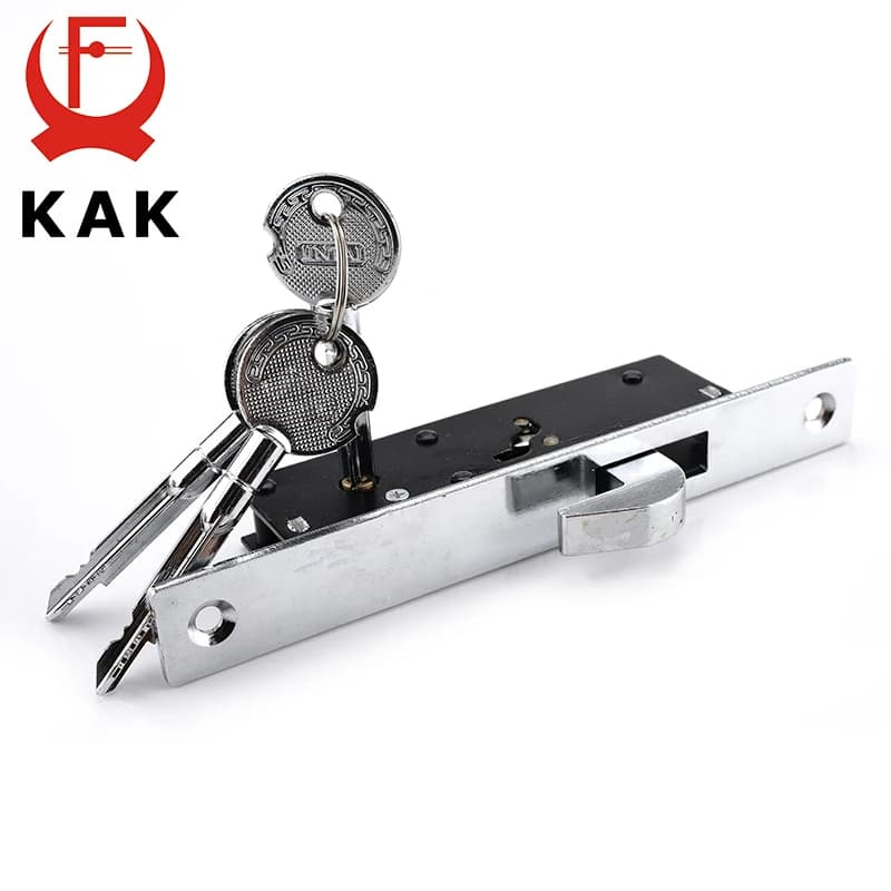 KAK serrure de porte coulissante serrures de fenêtre en alliage de Zinc serrure de sol de porte en b