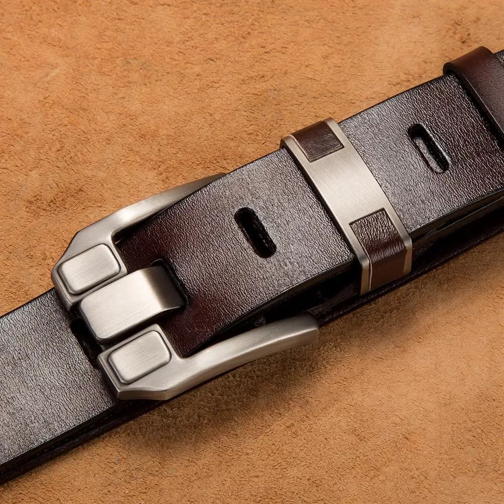 Bagressions DENIM-Ceinture en Cuir group pour Homme, Accessoire de Haute Qualité, Marque de Luxe Vin