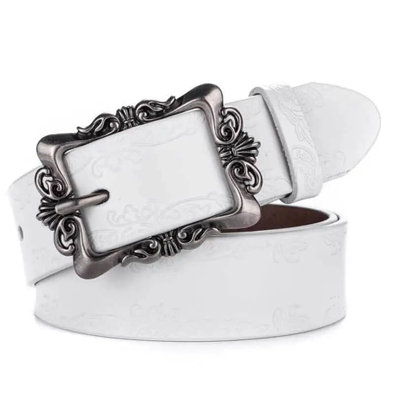 BOKADIAO ceinture en cuir véritable pour femmes chaudes Punk marque de luxe ceintures de créateur po