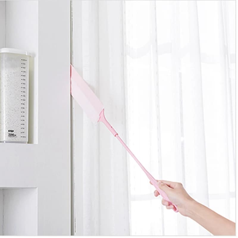 Brosse de nettoyage de la poussière domestique pratique, avec 10 chiffons de nettoyage Non tissés, b