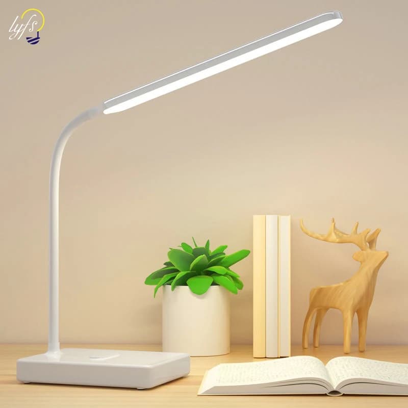 LED tactile gradation lampe de bureau USB charge lecture protection des yeux table lumière apprentis
