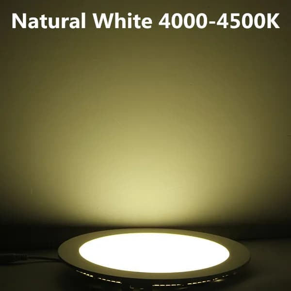 Spot Lumineux LED Encastrable pour le Plafond, Lumière Ultra Brillante, Ampoule Ronde à Intensité Ré