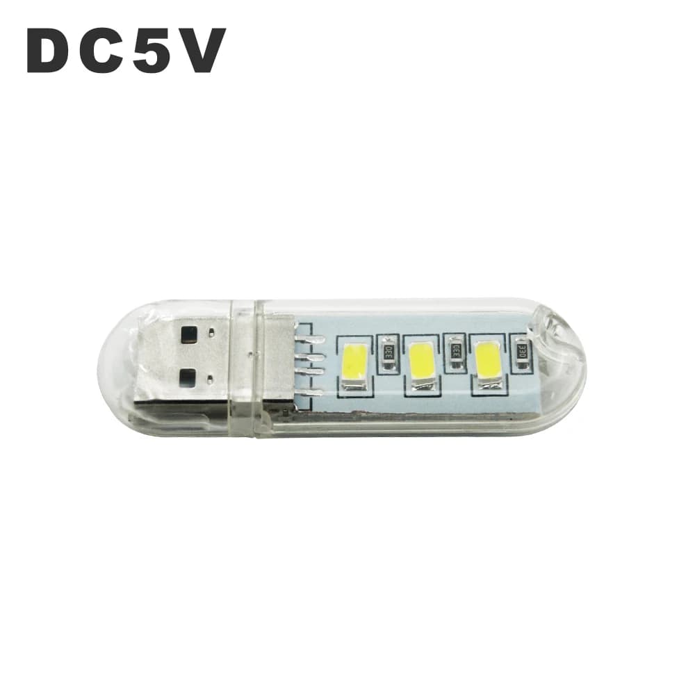Veilleuse LED USB portable, lampe à disque U, lampes de lecture, mini lampes de livre colorées, banq
