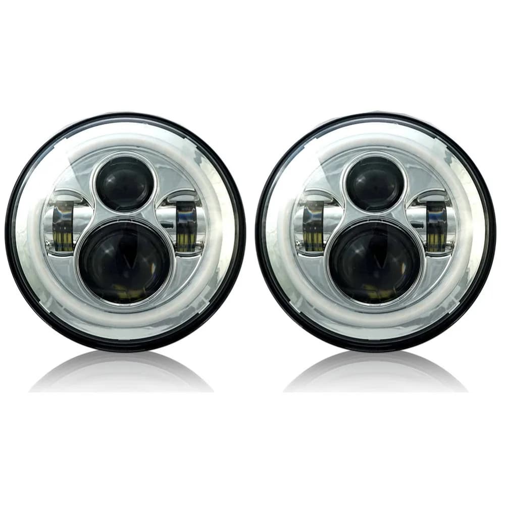 Fit 90-97 Mazda ata MiMX-5 MX5 Voiture 7 pouces Led sauna lumière ronde Angel Eyes Halo avant DRL lu