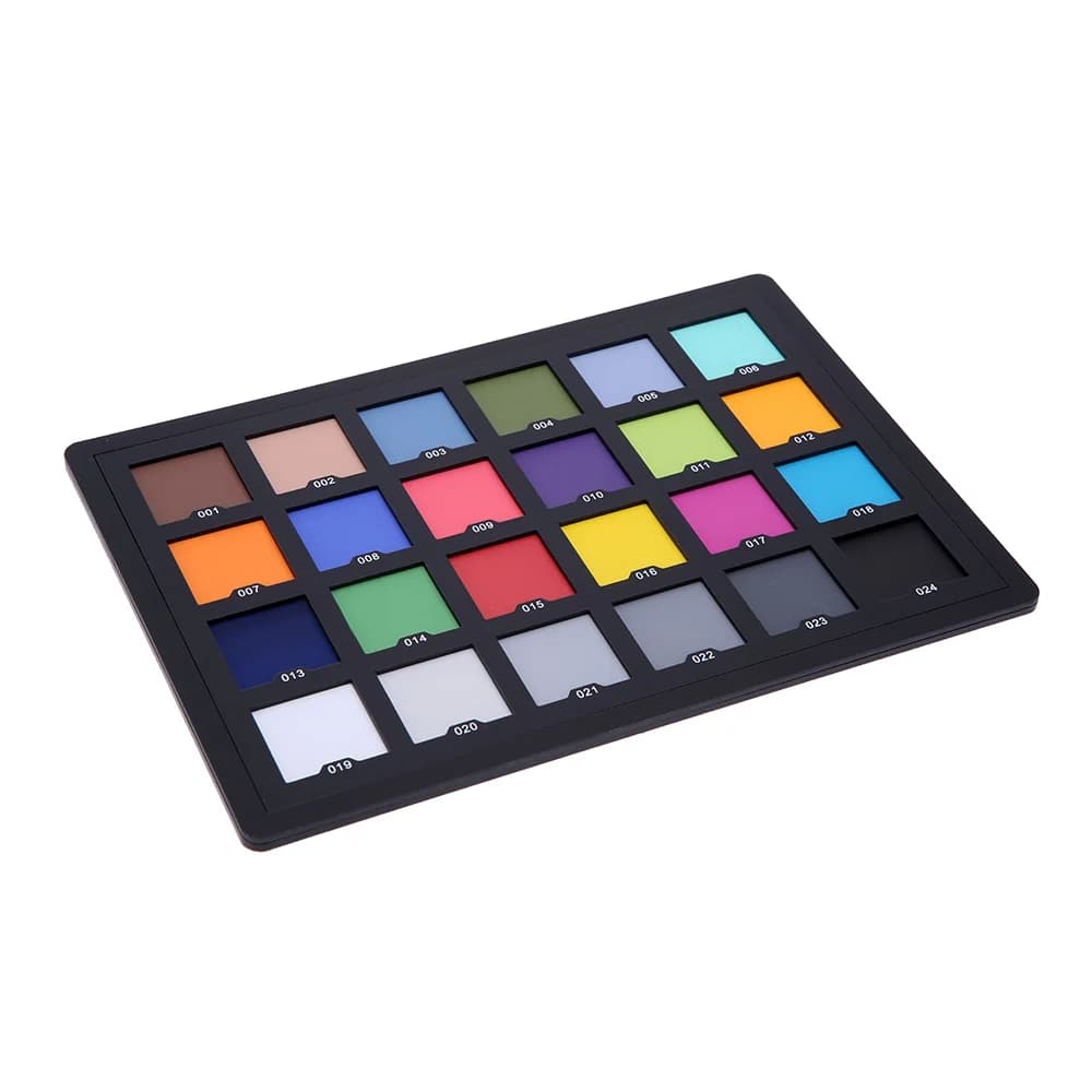 Andoer Professional 24 Test de carte de palette de vérificateur de couleurs pour une correction numé