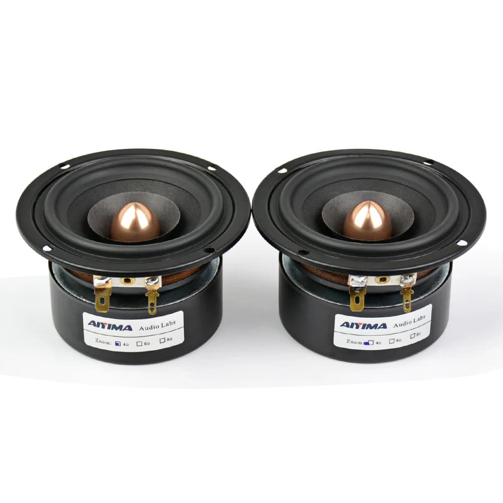 AIYIMA-Haut-parleur audio à gamme complète, HiFi Bullet, aigus, médiums, basses, haut-parleur bricol