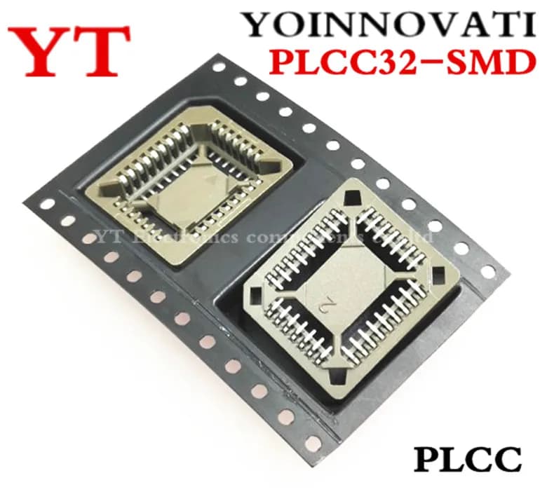 Lot de 20 prises PLCC32 IC, adaptateur de prise PLCC32, convertisseur PLCC 32 broches, meilleure qua